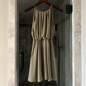 Francesca’s Lush Olive Green Dress - XS